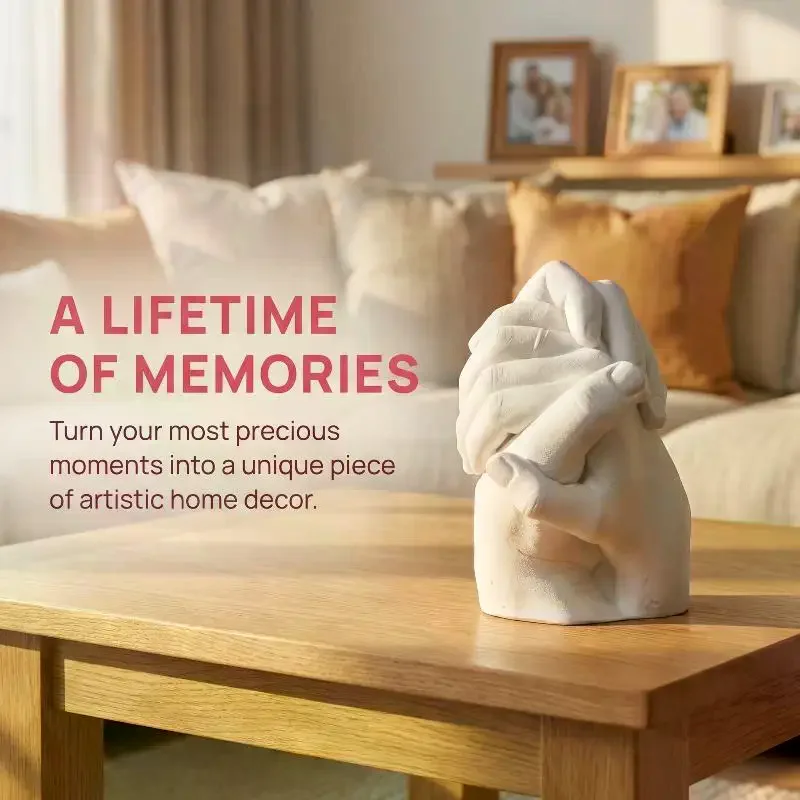 

Набор для создания 3D-слепков рук своими руками: гипсовые отпечатки для влюбленных пар и семьи, для создания памятных воспоминаний