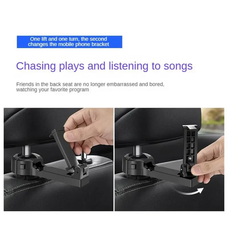 Gancho para respaldo de silla, ajustable, duradero, fácil de instalar, diseño Simple multifunción, accesorios de Interior de coche, soporte de gancho para asiento de coche