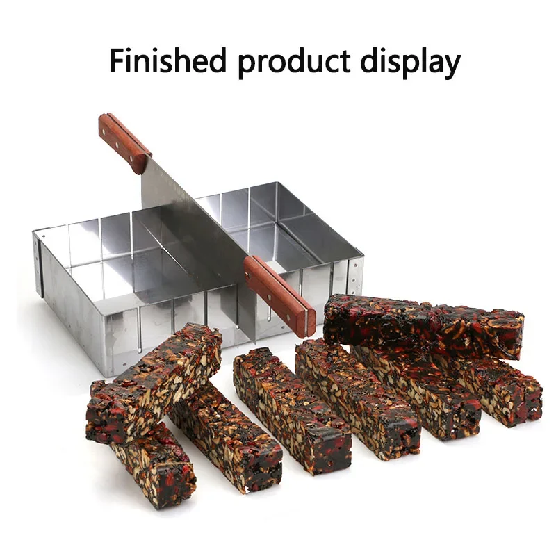 جديد حمار إخفاء قالب كعكة الجيلاتين الفولاذ المقاوم للصدأ لوحة التبريد المشقق ندفة الثلج كعكة سبليت (لا تشمل السكين والطعام)