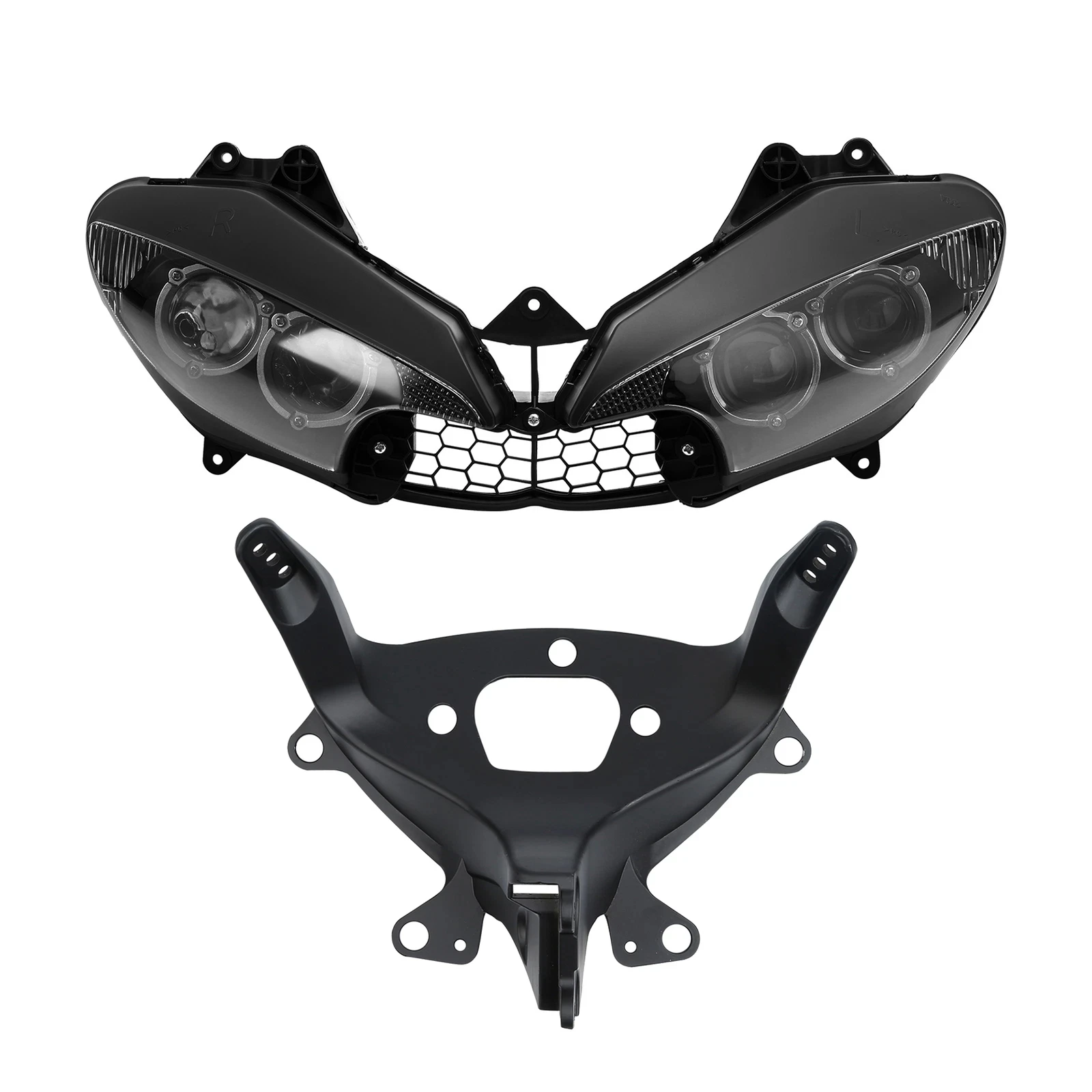 

Motorcycle Headlight Assembly Stay Fairing Bracket For Yamaha YZF R6 2003-2005 YZF R6S 2006-2009