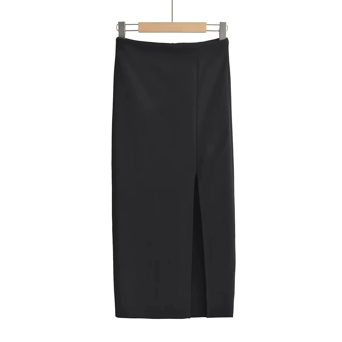 Gonna lunga a vita alta con spacco laterale Ele che dimagrisce la nuova gonna a trapezio estiva da donna Ladylike Faion