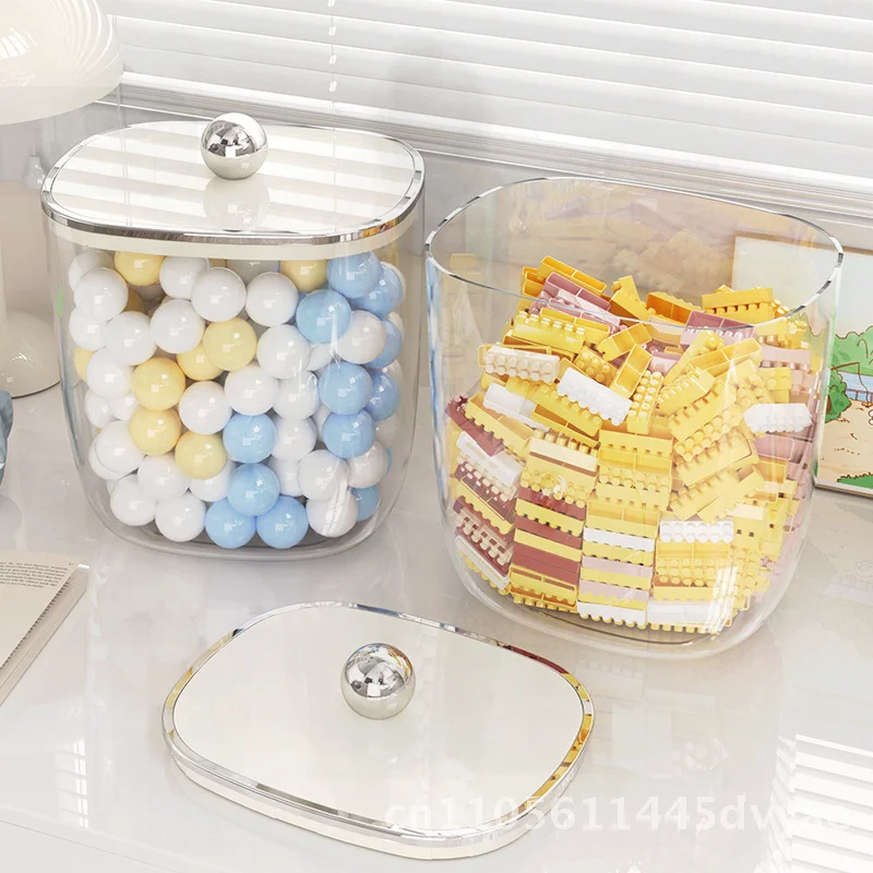 

Mini Bubble Mate Transparent Storage Jar Cute Grain Storage Box Small Toy Display Rack Cartoon Hand Gift Organizer
