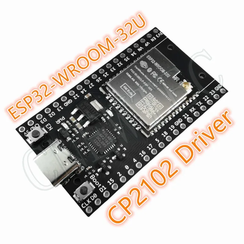 

ESP32 TYPE-C USB CP2102 Wi-Fi + Bluetooth Двухъядерный процессор со сверхнизким энергопотреблением ESP32-DevKitC_V4 Совместимая плата расширения ESP-WROOM-32U
