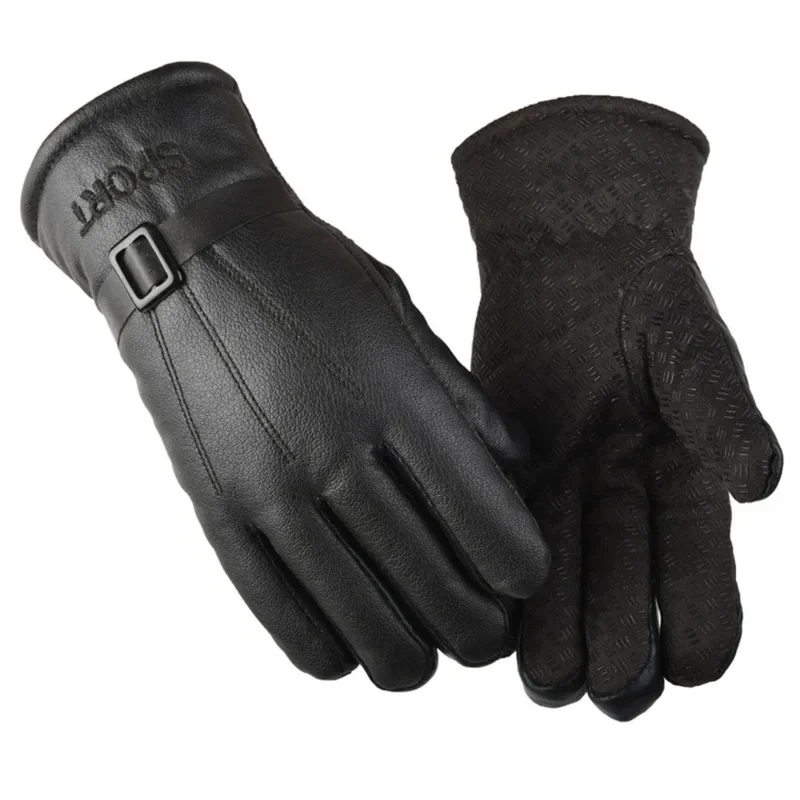 Artificial Leather Winter Motorcycle Riding Gloves Motocross Touchable Screen Warm Touch Screen Luvas Skiing Cycling Driving