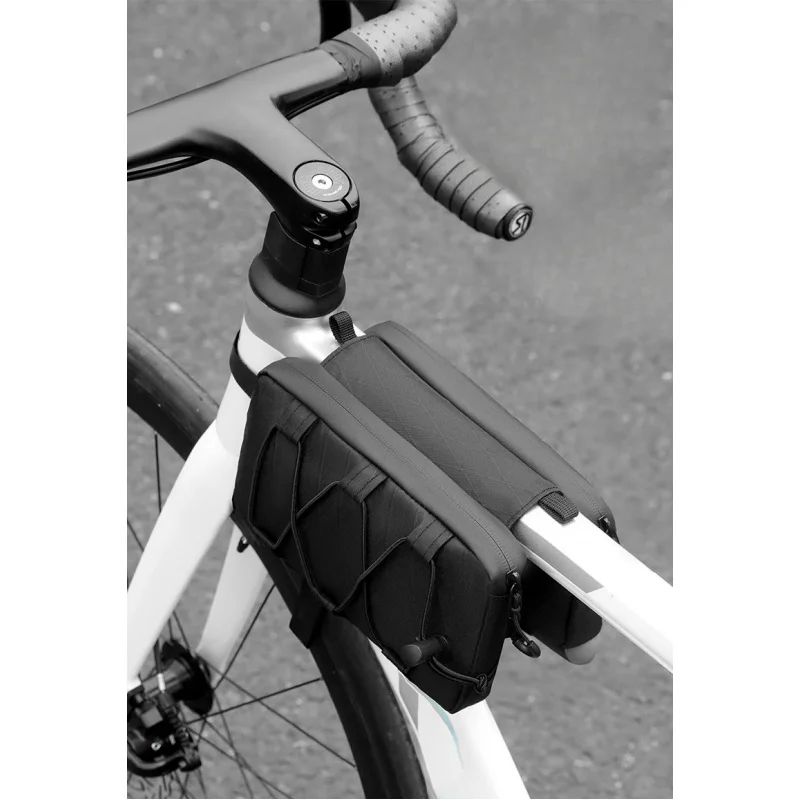 Bicycle Top Tube Bag Waterproof Large Capacity Bike Frame Front Pouch Cycling Storage Pack for MTB Road Bike