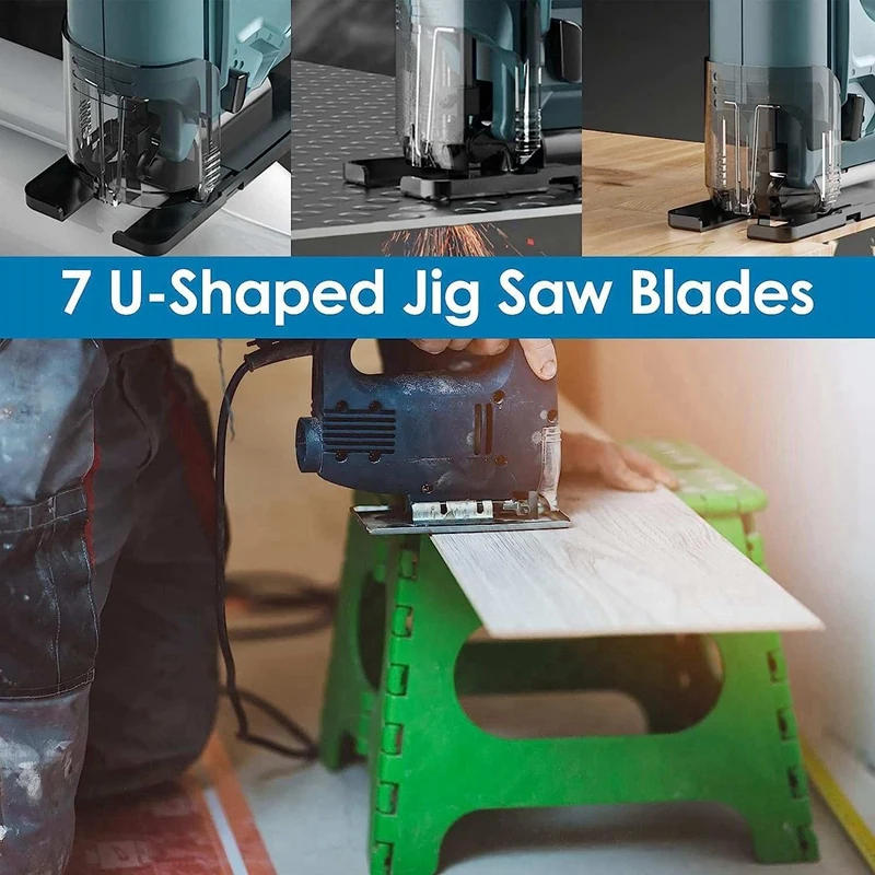 34 Piece High Carbon Steel Assorted Saw Blades Cut Jigsaw Blade For Wood Metal Plastic Cutting