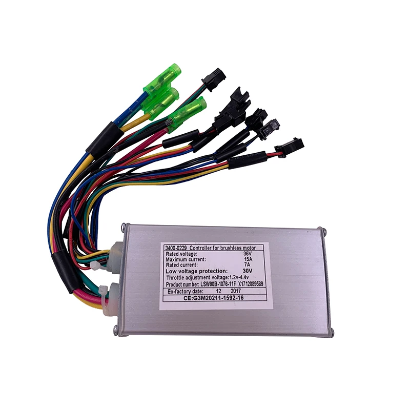 

Brushless Ebike Controller, Electric Scooter Conversion Kit, 36V, 48V, LSW90B-1076-11F, Bicycle, Motorelectric