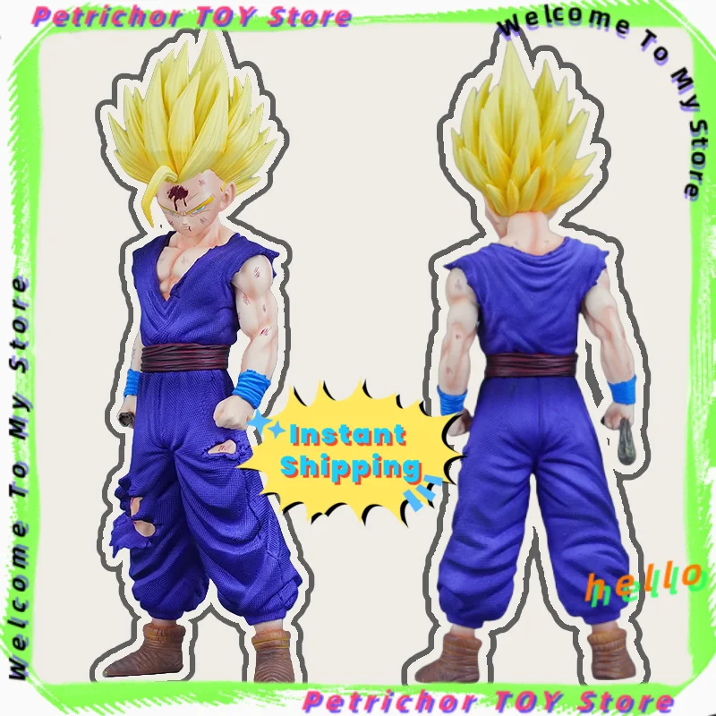

В наличии Премиум-товары Мгновенная доставка Фигурка Dragon Ball Son Gohan Фигурки Super Saiyan 2 Gohan Фигурка Статуя из ПВХ