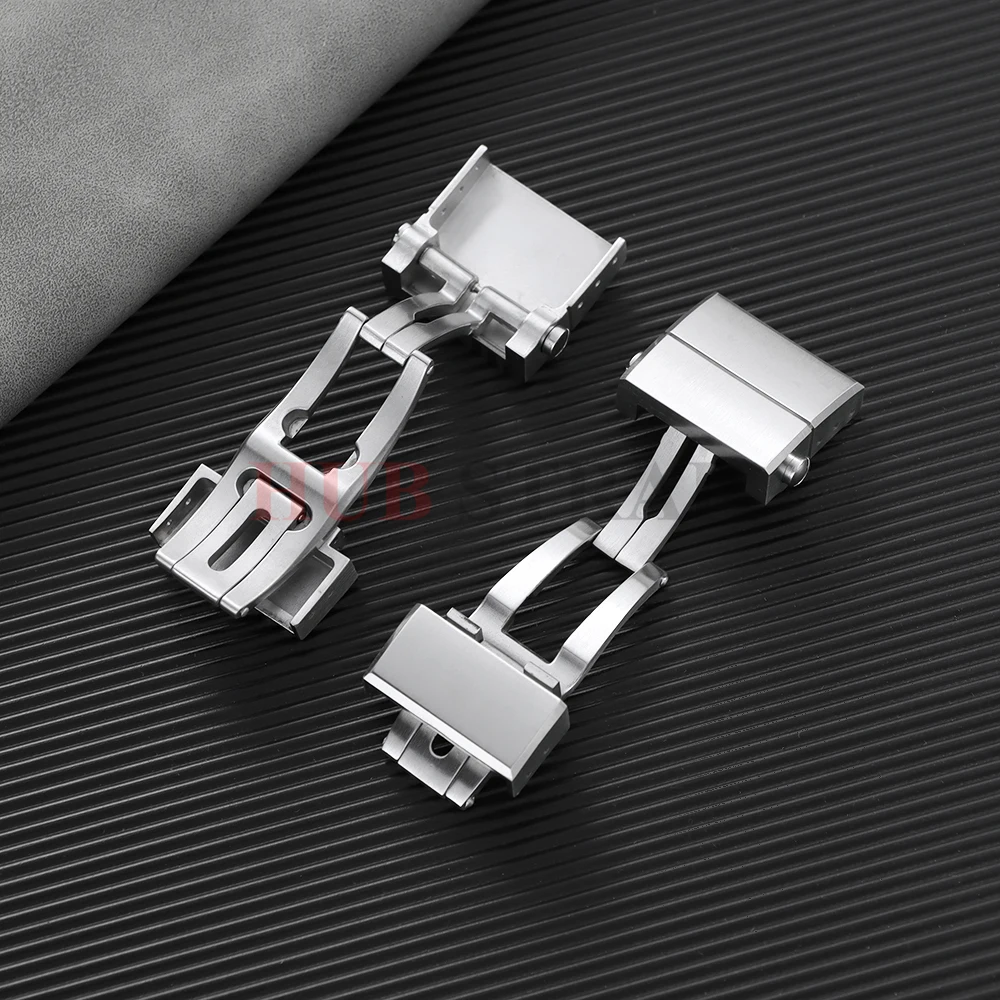الفولاذ المقاوم للصدأ فراشة مشبك ل أوليس ناردين حزام الساعات مشبك 20 مللي متر للجلود سيليكون النايلون الساعات المشبك اكسسوارات