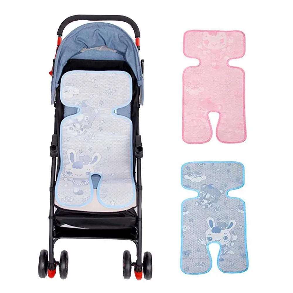 Summer Ice silk Mat Soft Mattress Infant Baby Mat Pram Cool Pad Pushchair Chair Seats Mat Baby Stroller Seat Cushion