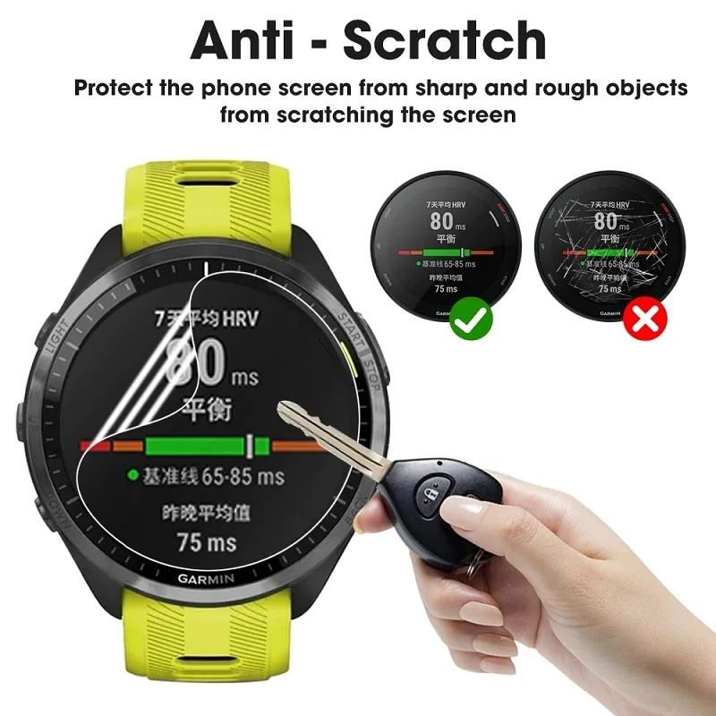 for Garmin Forerunner 165 265 265s 965 Screen Protector Hydrogel Film for Garmin Forerunner 255 255s 955 Film Foil Protection