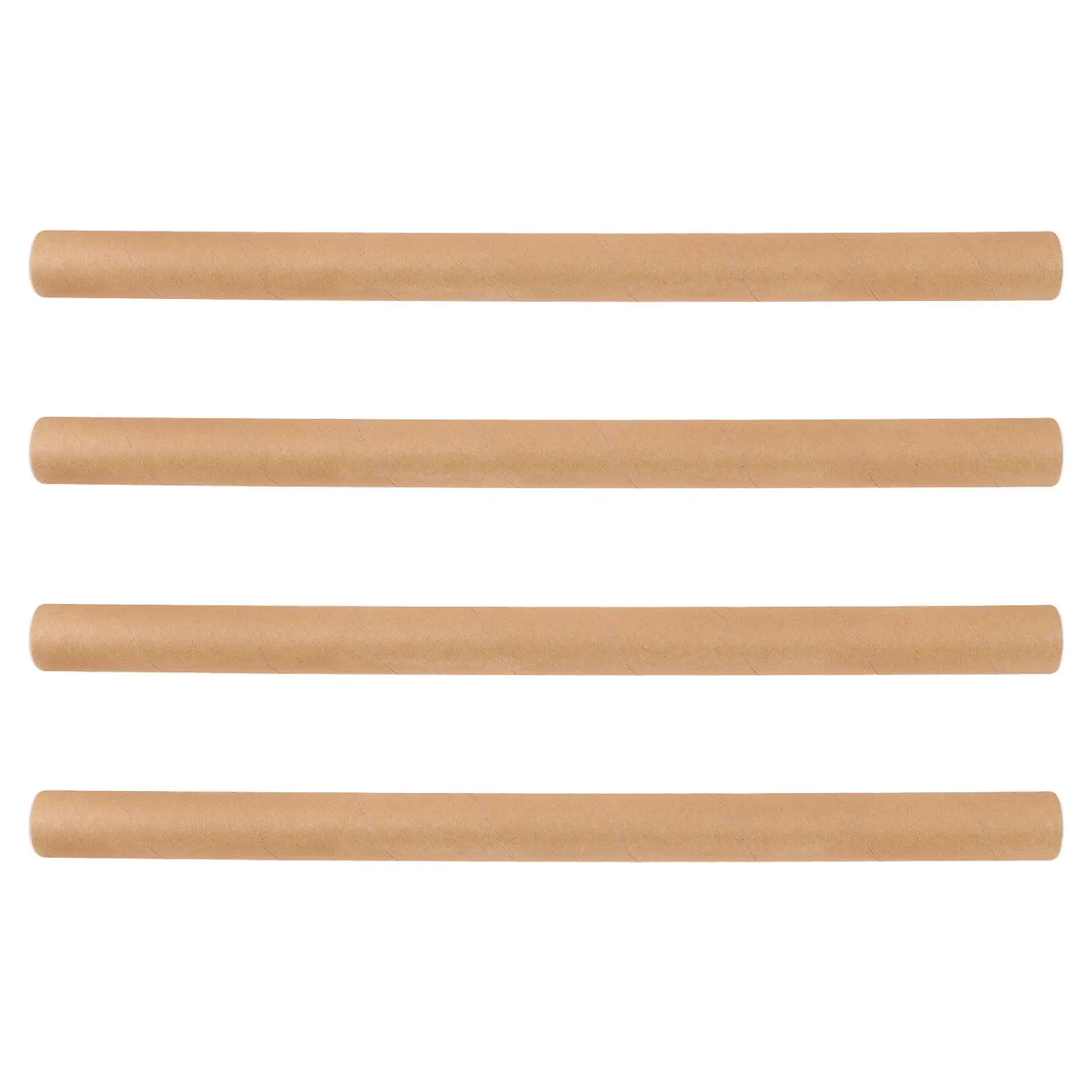 

4Pcs Kraft Paper Mailing Tubes Heavy Duty Poster Shipping Cylinder for Documents Drawings Protection during Transit Storage