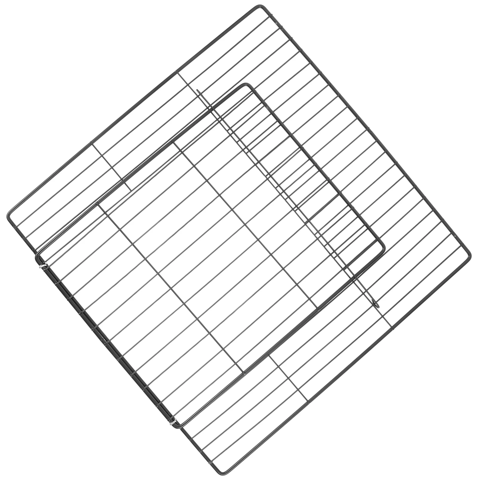 

Iron Pet Cage Door Mesh Design Easy Install Detachable DIY Dog Cat Rabbit Accessories Wire Cage Accessories Cat