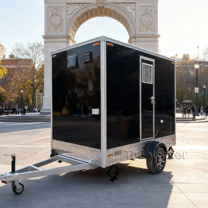 Multifunctional Mobile Luxury Bathroom Manufacturers Restroom Outdoor Toilet Wc Camping Portable Trailer with Wheels