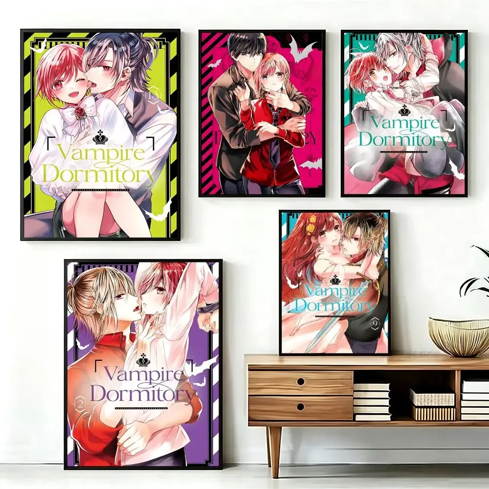 anime Vampire Dormitory Poster HD Printing Fresh and Nordic Home Decor Wall Art for the Living Rooms Hallways Gift Giving