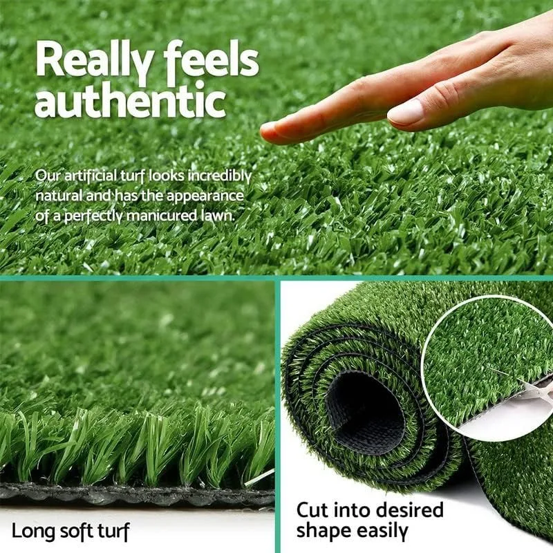 Artificial Grass Turf Indoor Outdoor Rug 10FTX30FT Fake Grass Backdrop Synthetic Lawn Landscape, Faux Turf Mat for Decor