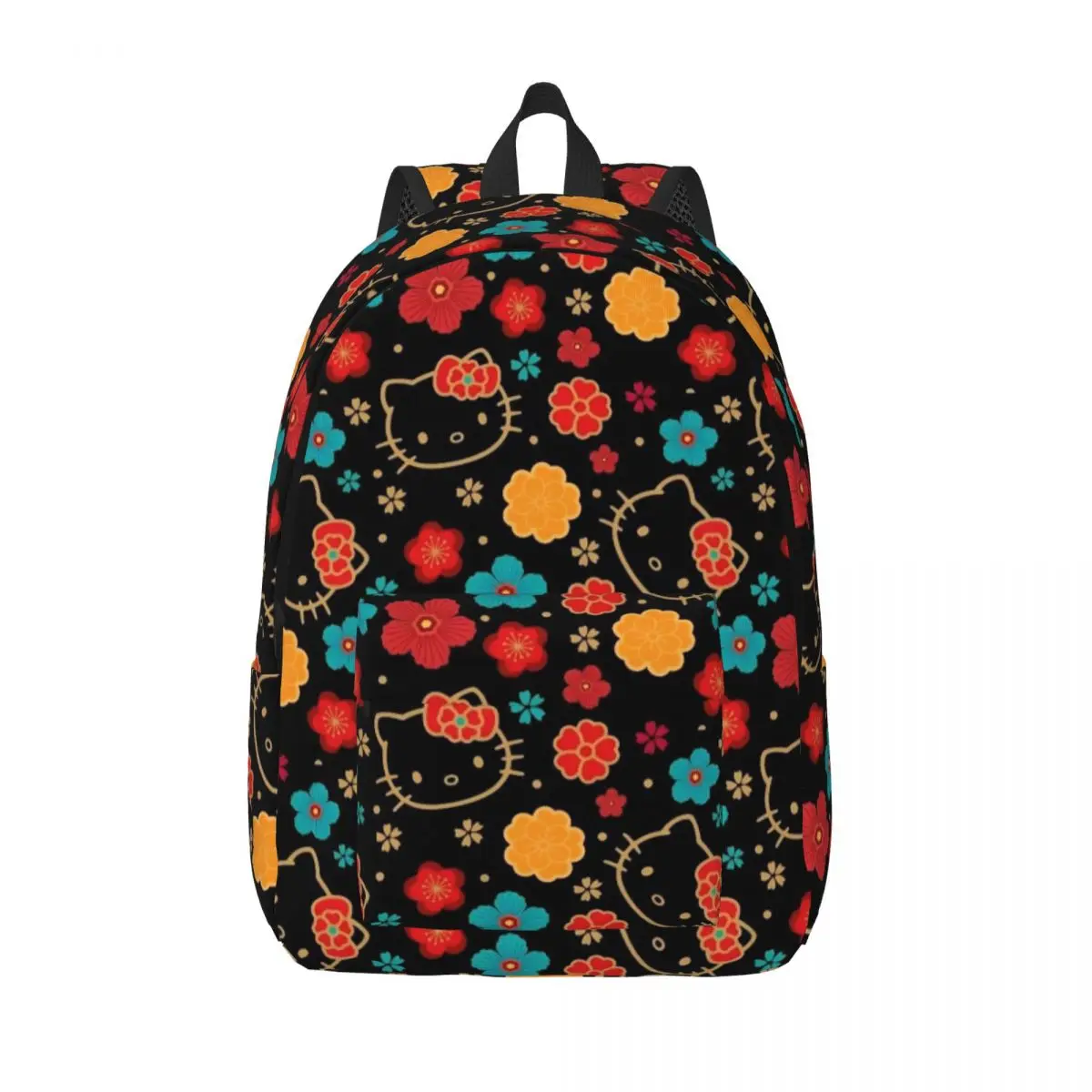 حقيبة ظهر كارتون هالو كيتي للرجال والنساء كاجوال للمدرسة الثانوية للأعمال حقيبة كتف للكمبيوتر المحمول والرياضة #1