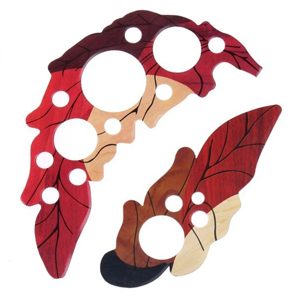 Acoustic Guitar Pickguard Scratch Plate PVC Grape Leaf Shape Sound Hole Sticker For Acoustic/Folk Guitar Musical Instruments