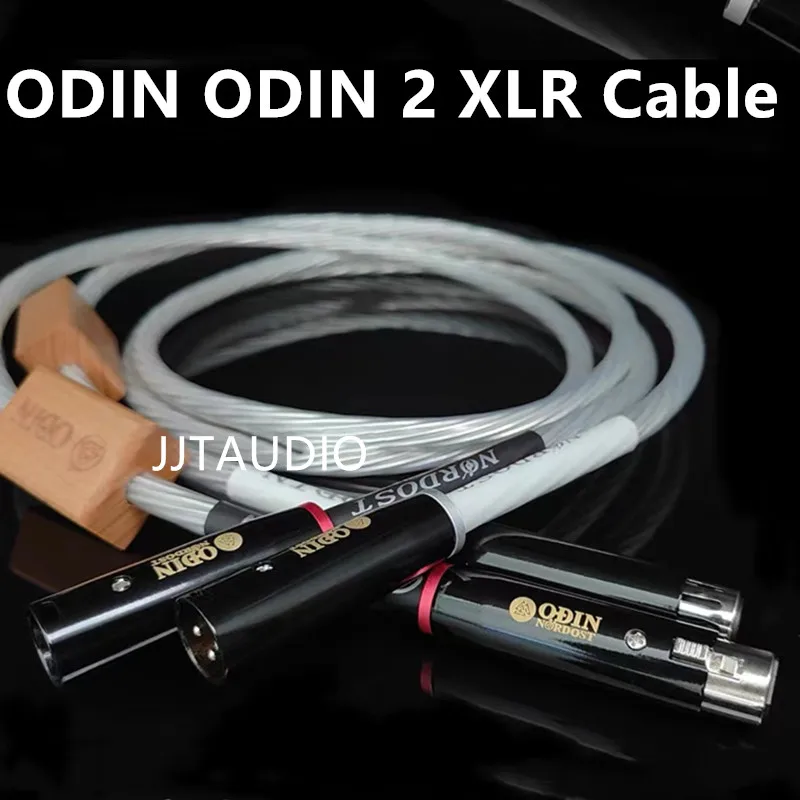 One pair Odin ODIN Flagship Fever Sterling Silver XLR Cannon male and female balanced audio signal line