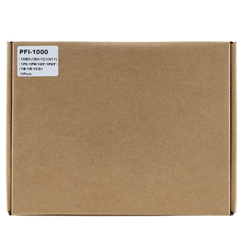 Cartuccia d'inchiostro compatibile PFI-1000 PFI1000 80ML PRO1000 con inchiostro a pigmento completo per stampante Canon imagePROGRAF PRO-1000 12 colori