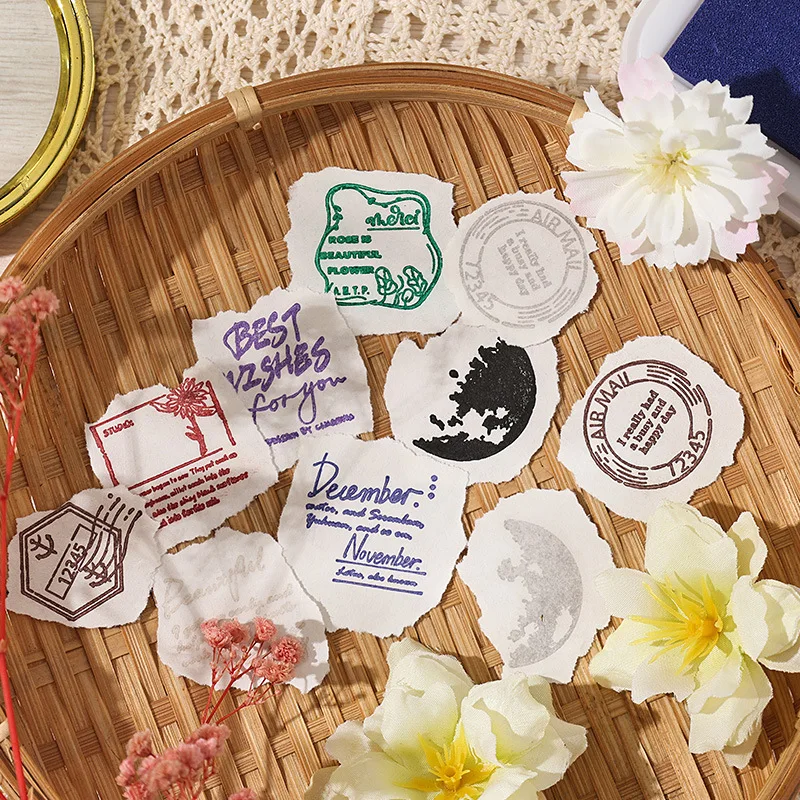 1 коробка разноцветных чернильных подушечек с масляными чернилами, портативных красочных чернильных подушечек, подходит для украшения скрапбукинга, поделок своими руками, журнала ручного счета