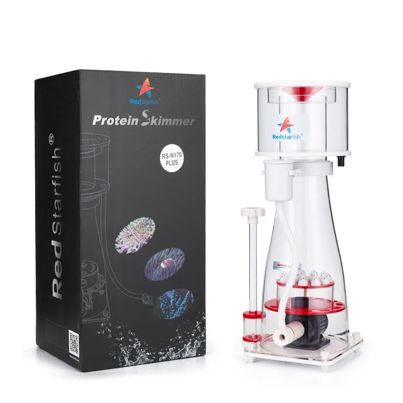 Imagem -06 - Red Starfish Aquarium Skimmer Proteína Interna Sump Pump de Água Salgada Marine Reef Roda de Agulha Bomba Venturi 110240v 200600l