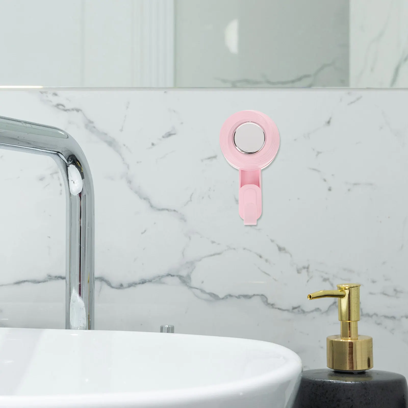 

Многофункциональный крючок на присоске для тяжелых нагрузок, компактный размер, установка без сверления, для ванной и кухни, настенный держатель на присоске