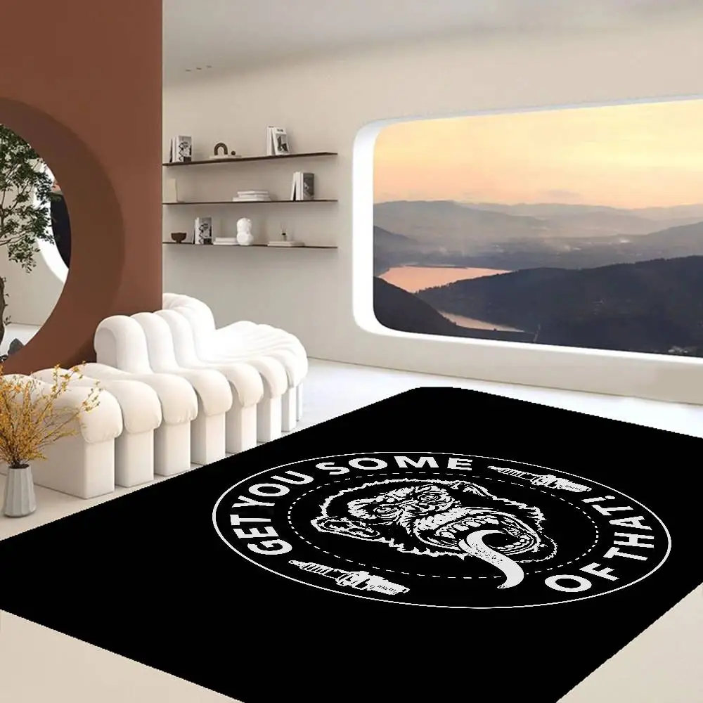 Gas Monkey Garage Logo Door Mat Washable Non-Slip Living Room Sofa Chairs Area Mat Kitchen Doormat Area Rug