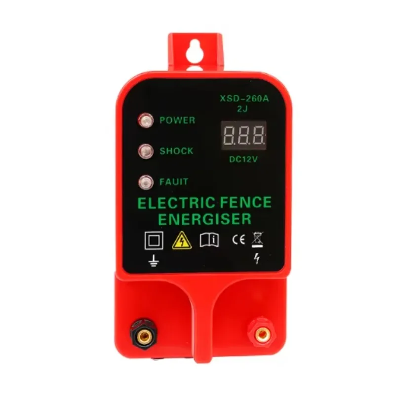 Portable 10km Solar Panel Electric Fence Energizer Classic Farm Electric Fence Transformer Equipment Plastic for Garden Use