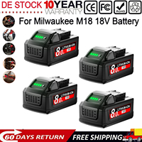 8000mah For Milwaukee M18 Lithium Battery 18V Replace Battery For Milwaukee M18 48-11-1815 48-11-1850 Rechargeable Power Tools