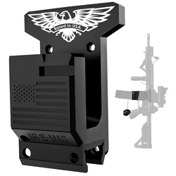 Soporte de pared para pistola con almacenamiento PMAG AR15, estante de pared para Rifle, 300Lbs de tensión, soporte de pared interior