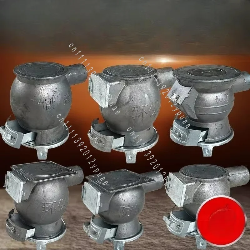 Thick Cast Iron Heating Stove, Multi Fuel Burner, Suitable for Wood Coal Indoor Outdoor Use