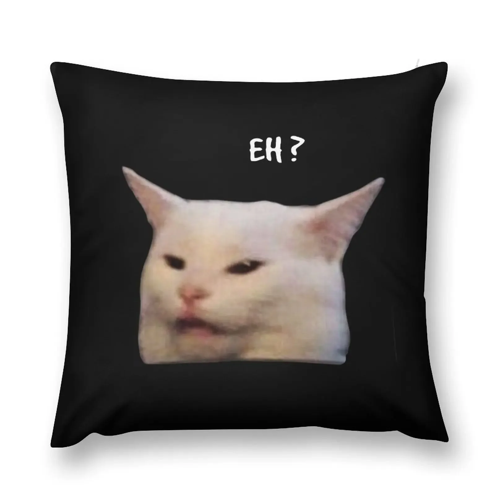 

Smudge the cat, table cat -funny memes Throw Pillow Ornamental Pillow Sofa Covers For Living Room pillow