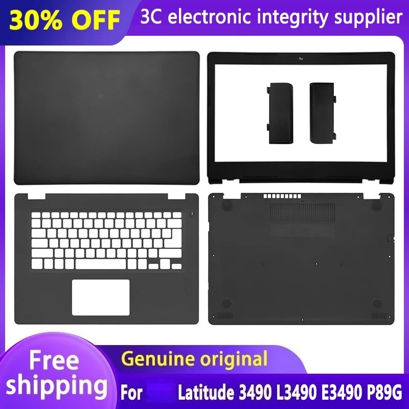 

NEW For Latitude 3490 L3490 E3490 P89G Laptop LCD Back Cover Front Bezel Palmrest Bottom Case Rear Lid Top Case 14" AA1404