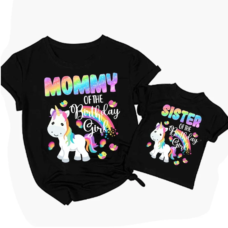 

T Shirts for Family Matching Outfits Mommy and Me Outfit Summer Family Matching Outfit Unicorn Outfits Grandpa Grandma Shirt
