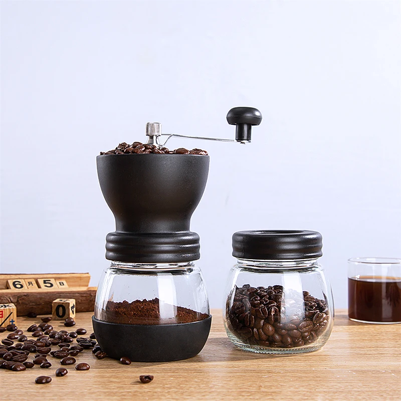 GIANXI Manual Coffee Grinder Adjustable Professional Coffee Bean Grinder Portable Hand Coffee Mill Kitchen Accessories