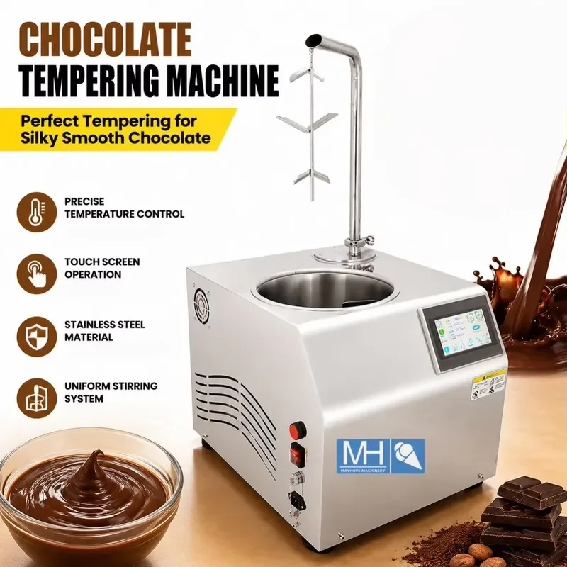 Stainless Steel Mini Chocolate Melter Automatic Temperature Control Machine Multifunctional Milk Cocoa Heater for Home Baking