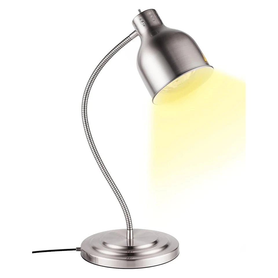 DW1 Commercial Food Warming Lamp: Retractable Heat Lamp for Restaurant and Catering Service