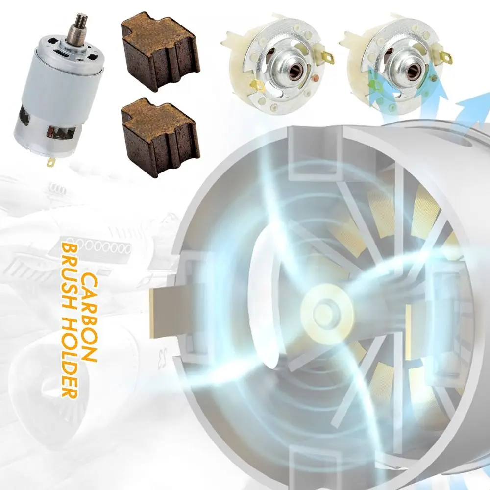 

High Quality RS775 Lithium Electric Motor Plastic 2 Styles Carbon Brush Holder Accessories RS775/750 Motor Carbon Brush