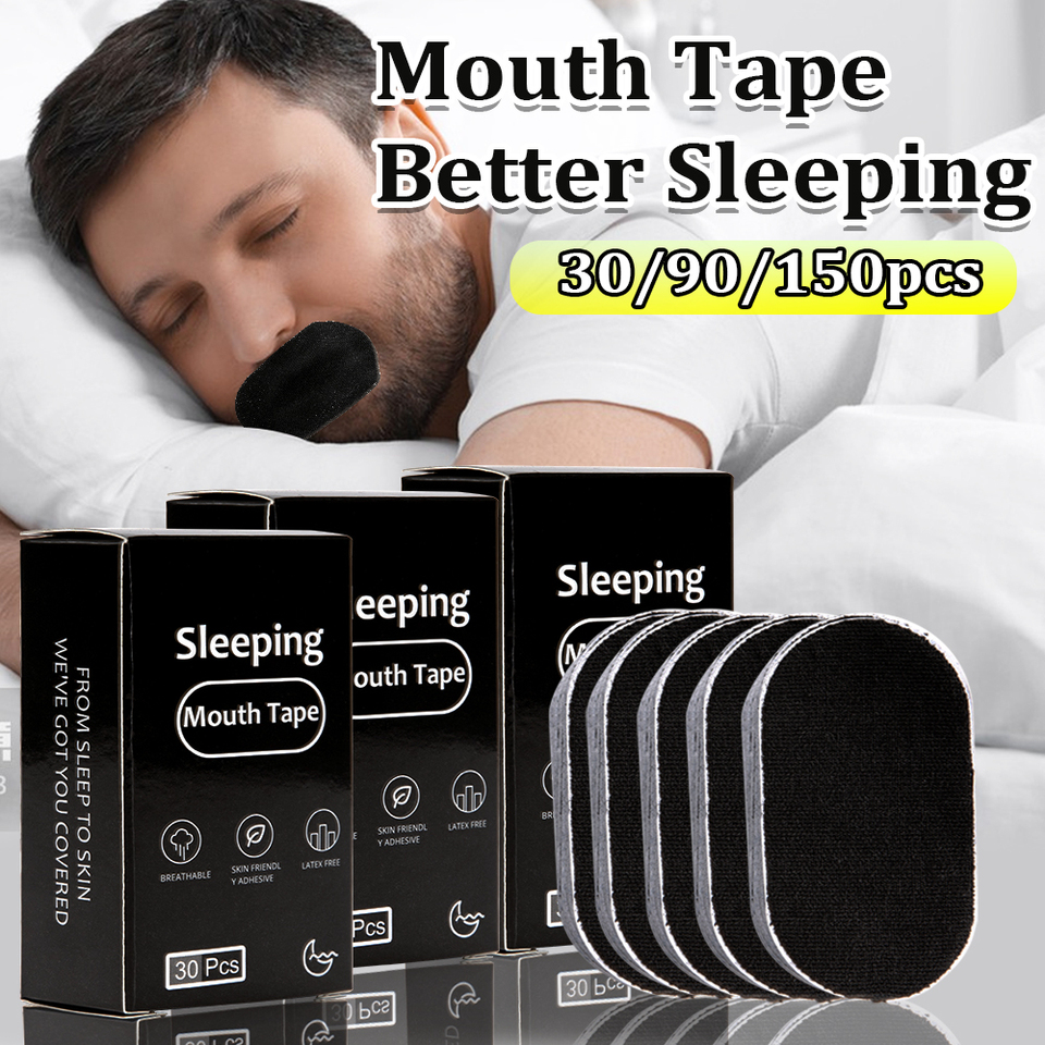  30/60/90/150Pcs Anti-Snoring Mouth Tape for Sleeping Strips Keep Mouth Closed Improve Breathing Sleeping Mouth Tape Sleep Aid 