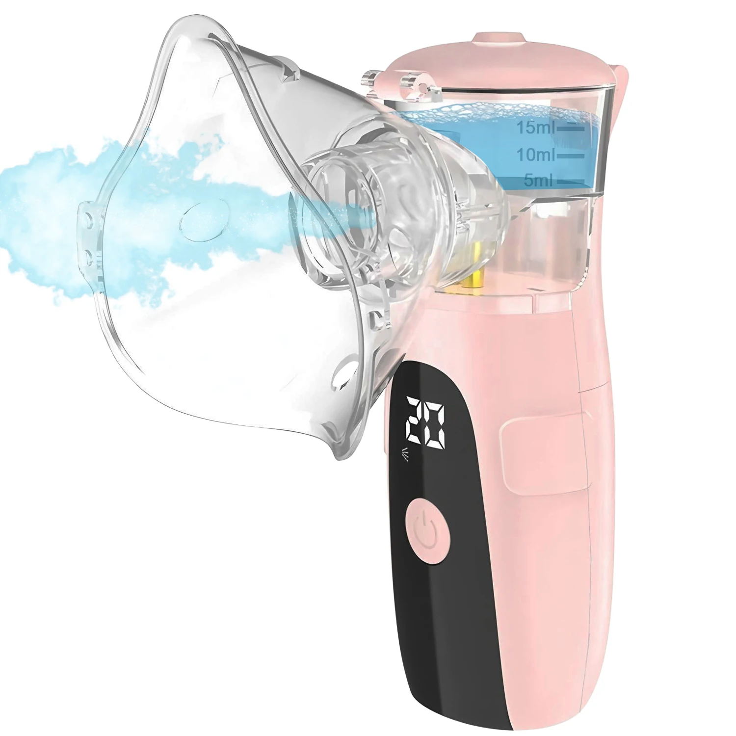 Nebulizador Médico Portátil para Uso Doméstico, Atomizador Ultrasónico de Mano, Inhalador Silencioso para el Cuidado Respiratorio de Adultos y Niños