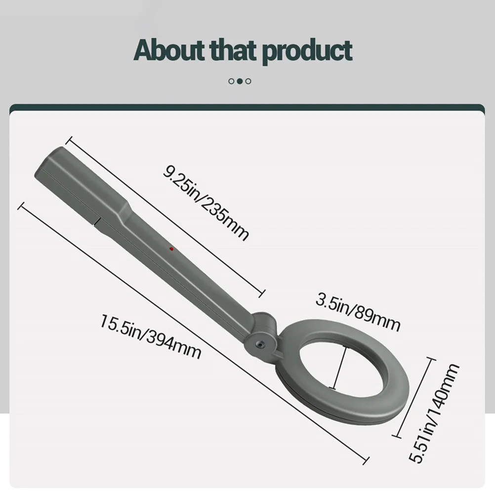 Handheld Metal High Sensitivity Inspection Tool Alarm LED for Subway Train Station Airport