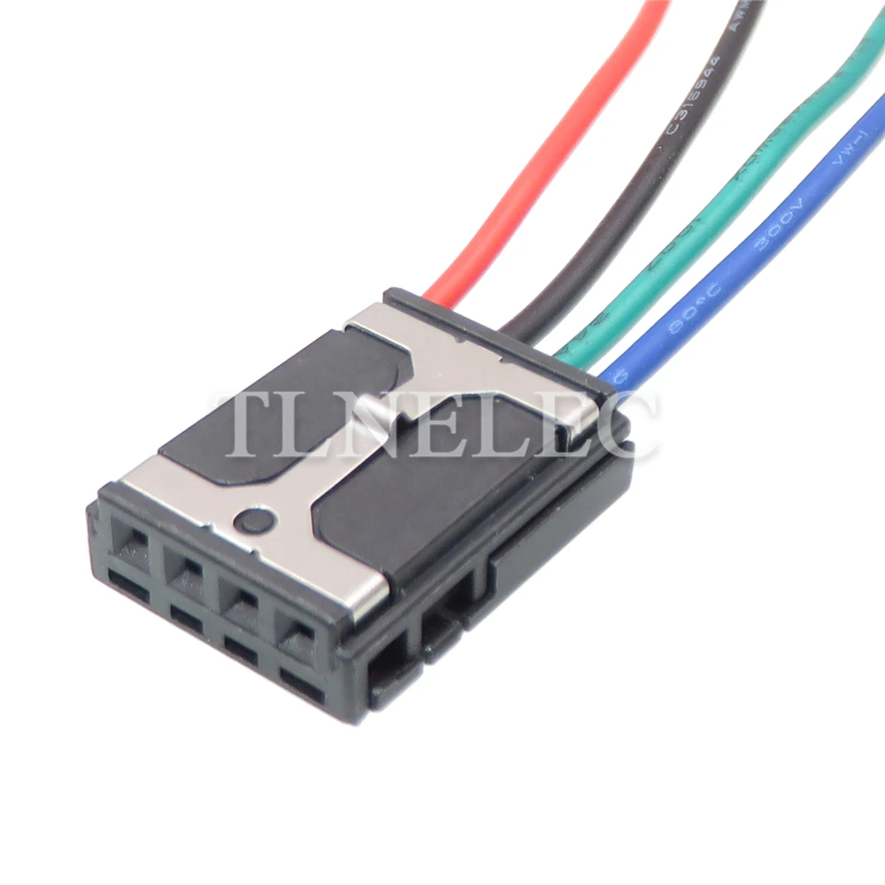 4 Pin Way drut samochodowy uprząż gniazdo z przewodami Auto Unsealed złącza 8E0971832 1534130-1 1534131-1 8E0972643
