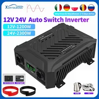 DATOU BOSS Pure Sine Wave Inverter 12v 24v 1200w 2300w Two Voltages Support dc ac Inverter 12v to 220v EU Peak Power 4000W