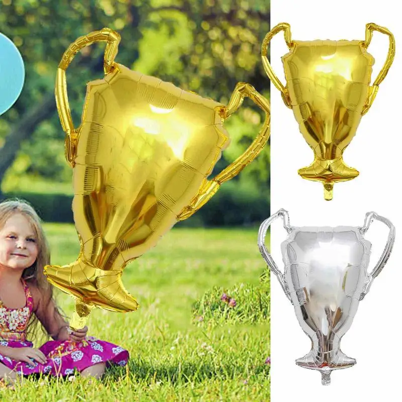 

Trophy Balloons The First Prize Sports Balloons Trophy Aluminum Gold Trophy Champions Balloon 50 Pack For Anniversary Birthday