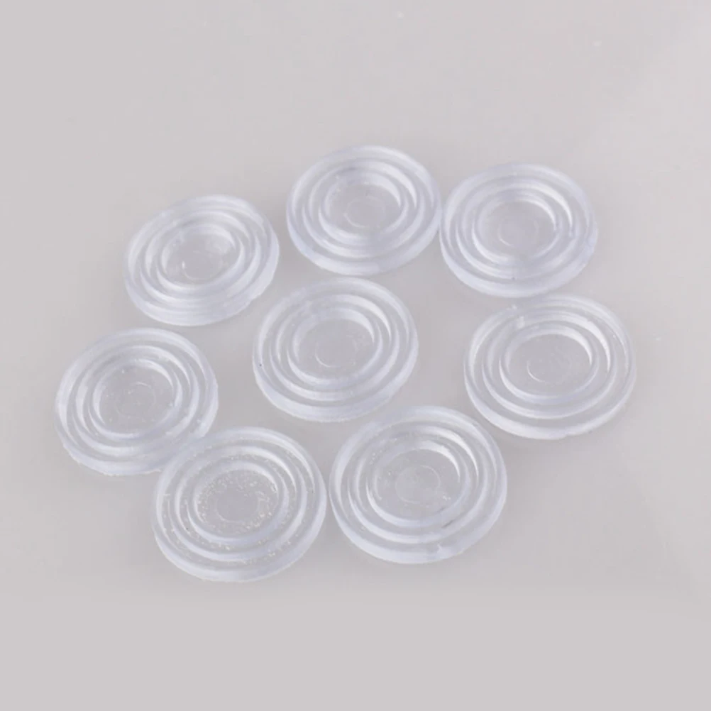 

200pcs Anti Slip Furniture Pads Silicone Clear Bumpers Glass Tabletop Cabinet Protectors Rubber Feet Electronics Grippers