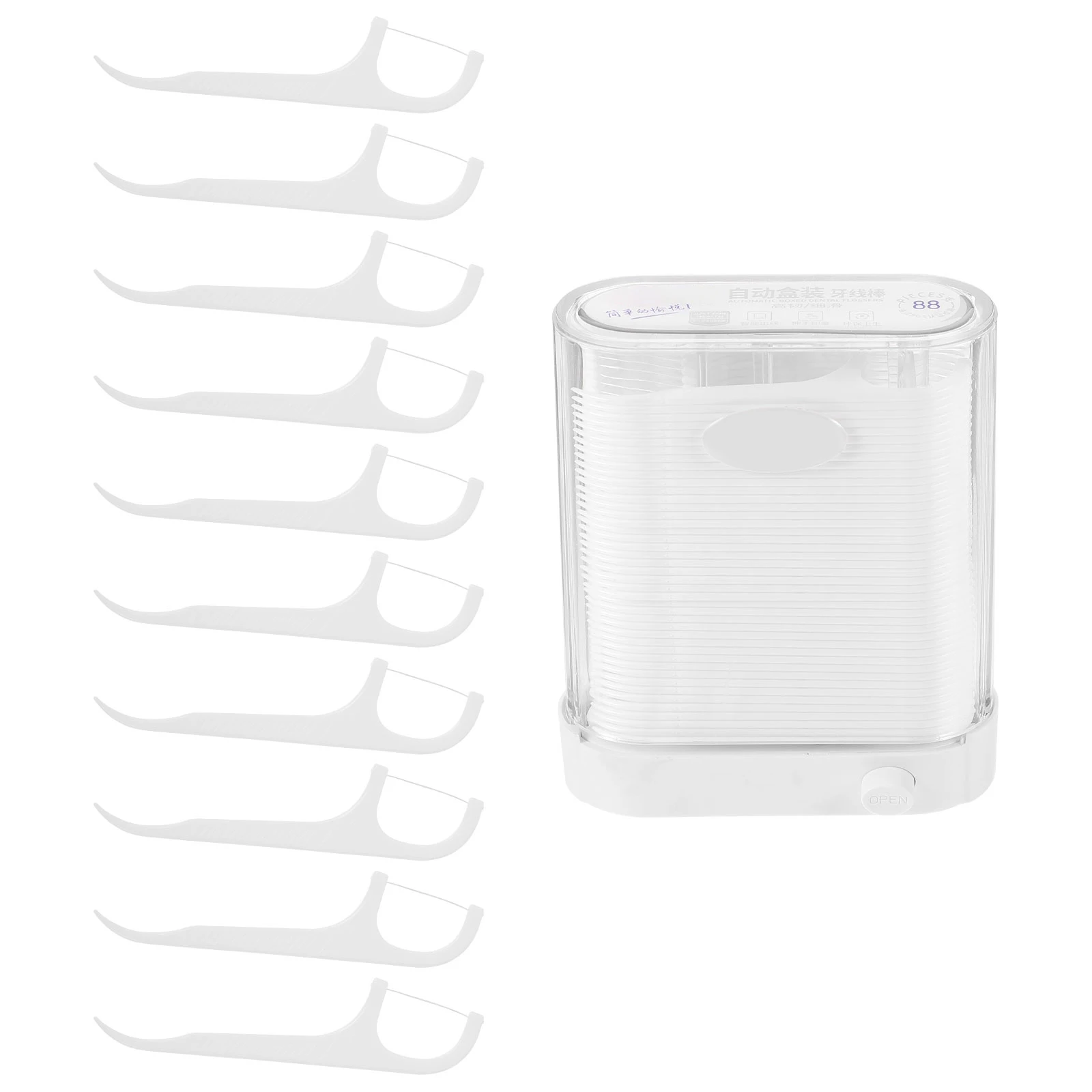 

Dental Sticks Oral Care Supplies Picks Family Automatic Plastic Dental Floss Picks Boxed Plastic Handles