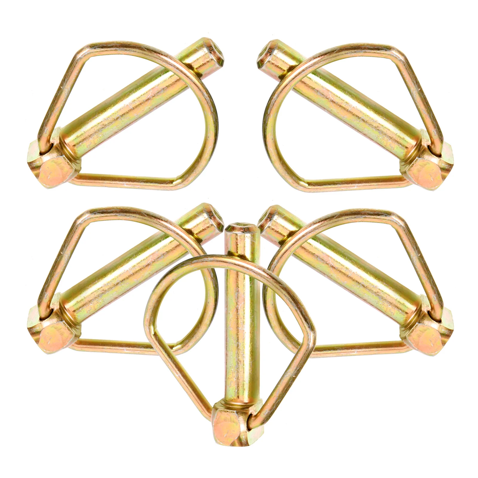 

5pcs Fan Linch for Trailers Trucks Quick Release Heavy Duty Lock Pin Clips Mechanical Spring Shaft Keeper Coupler