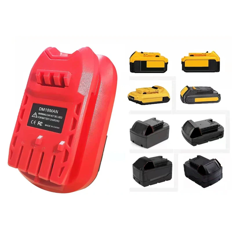 Battery Convert Adapter For Dewalt 18V 20V For Milwaukee 18V Lithium Battery Converted For Craftsman lithium battery Machine