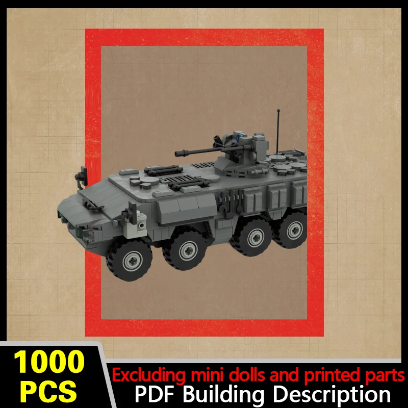 FS-30 Infantry Fighting Vehicle Model MOC Building Bricks War Equipment Modular Technology Gifts Holiday Assemble Children Toys